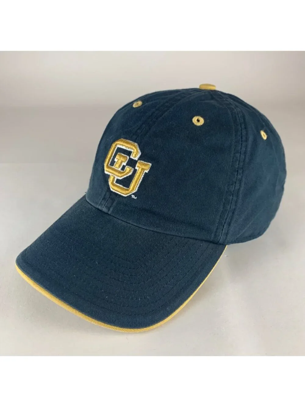 Colorado Buffaloes NCAA Vintage Black Twins Enterprise Relaxed Fit Strapback Hat